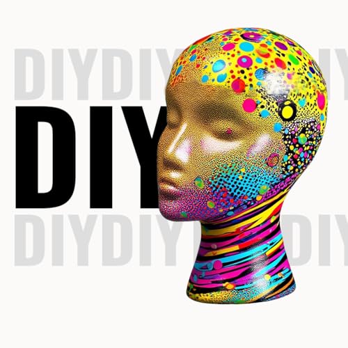 11" 3 Pcs Wig Head - Tall Female Foam Mannequin Wig Stand and Holder for Style, Model And Display Hair, Hats and Hairpieces, Mask - for Home, Salon and Travel