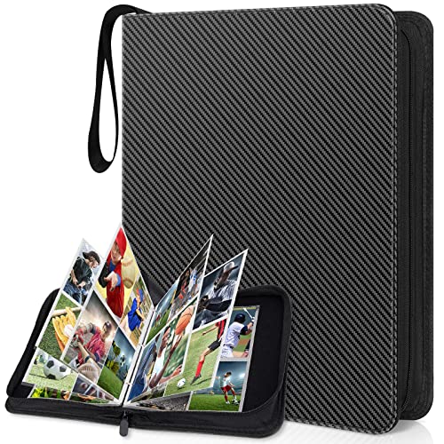 440 Pockets Card Binder with Sleeves for Trading Card, Baseball Card Binder Carrying Card Organizer for Sports Card and TCG……