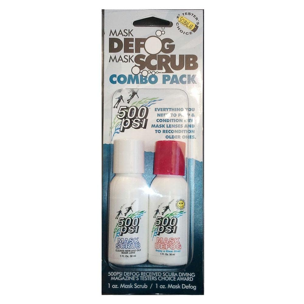 500 PSI DEFOG/MASK SCRUB PACK