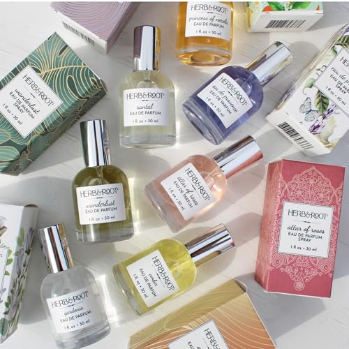 Herb & Root Sandalwood Eau de Parfum: Vegan, Cruelty-Free Perfume for Women & Men | Long-Lasting Clean Fragrance | USA Made Womens Perfume & Body Spray