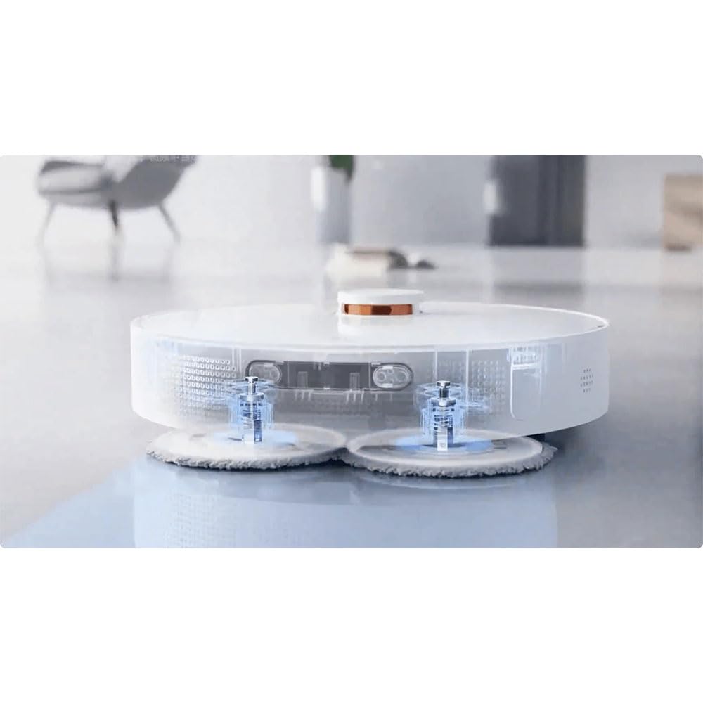 Xiaomi Robot Vacuum X20+, Auto self Cleaning, Self Emptying, Air Drying, Obstacle Avoidance, Advanced LDS Laser Navigation, Auto Lifting mop Pads, Dual Rotating mop Pads, 6000Pa Powerful Suction