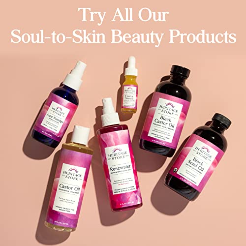 Heritage Store Hydrogen Peroxide Mouthwash, Daily Oral Care, Fresh Mint Mouth Wash - Gentle Bubbling Action for Clean Healthy Gums and a Fresh Mouth, Sweetened w/Xylitol, Cool Wintermint Flavor, 16oz