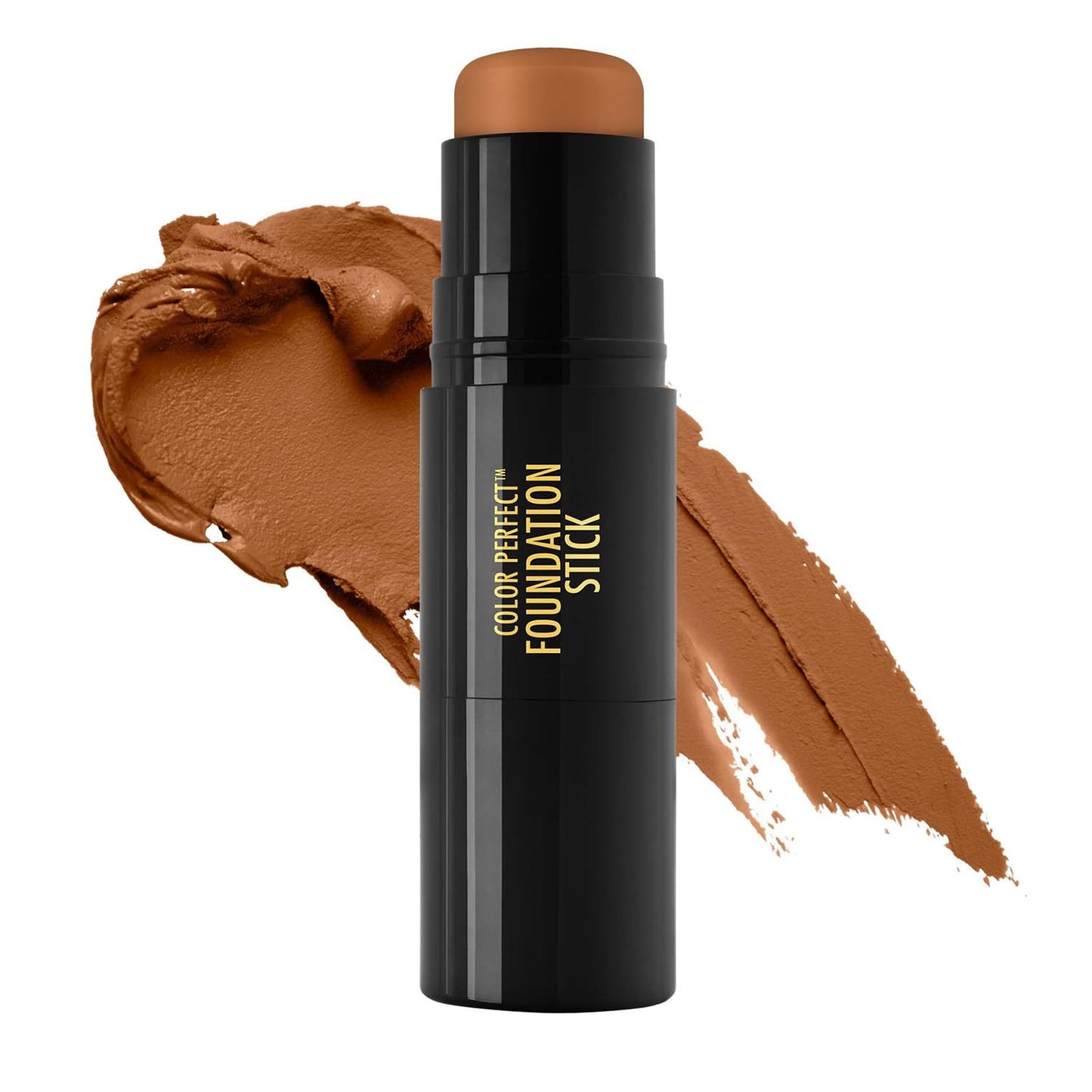 Black Radiance Color Perfect Foundation Stick with Soft Brush Applicator Duo – Buildable, Blendable Versatile Pigment-Rich Formula - Bronze Glow