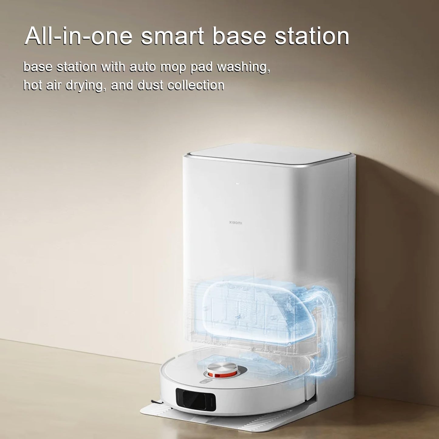 Xiaomi Robot Vacuum X20 Pro Robot Vacuum Cleaner with Wiping Function & All-in-One Station (7000Pa Suction Power; 160 Min Battery Life; Auto; Self-Cleaning, Emptying, Drying & Water Refill; App/Contr