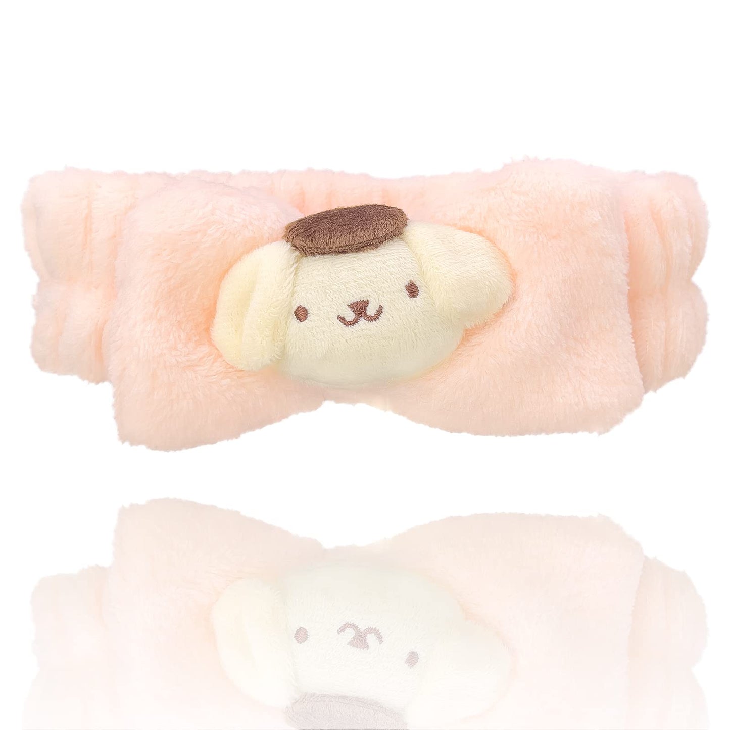Bliqlriy Kawaii Spa Headband, Cute Headband for Women Facial Makeup, Washing, Party, Soft Microfiber Coral Skincare Shower Fluffy Towel Headbands Hair Band for Girls