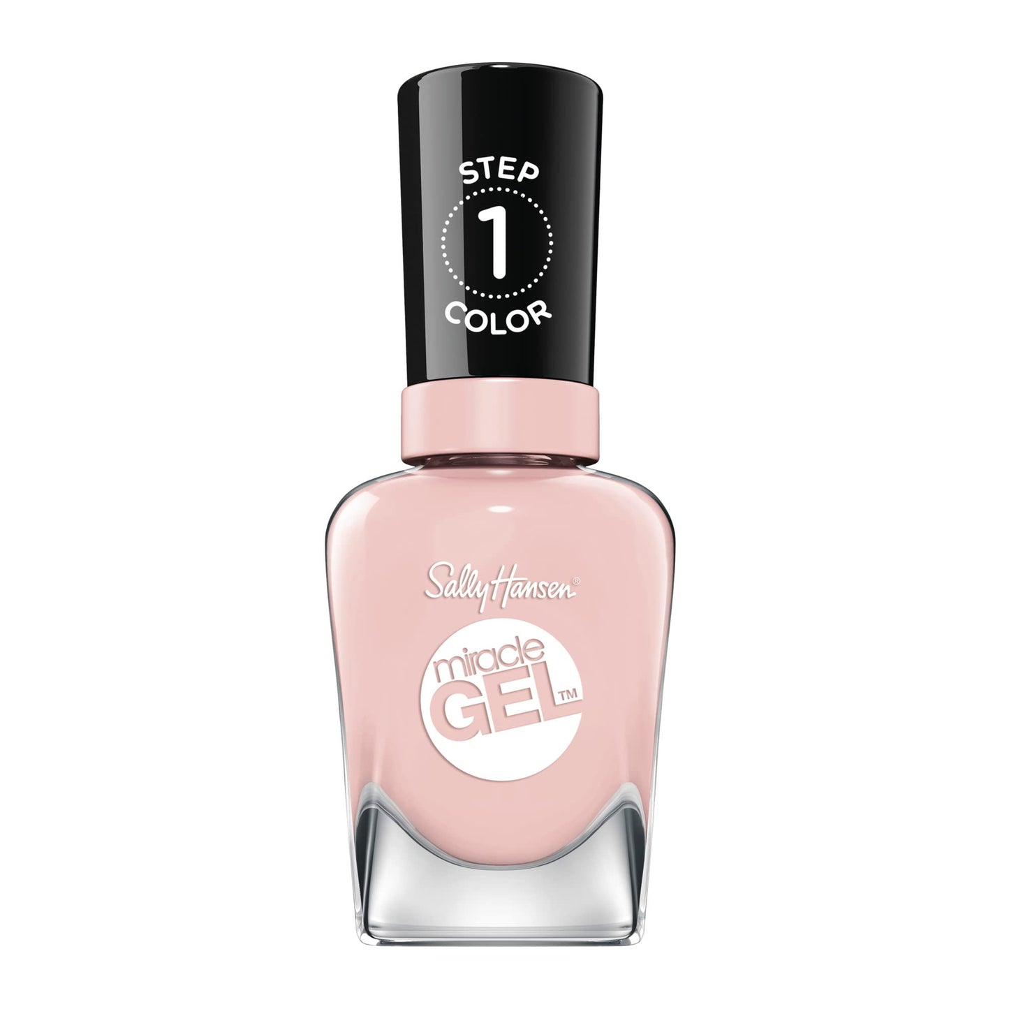 Sally Hansen Miracle Gel™, Once Chiffon a Time, Long Lasting, Gel-Like Formula, No UV Lamp Needed, Pink Nail Polish