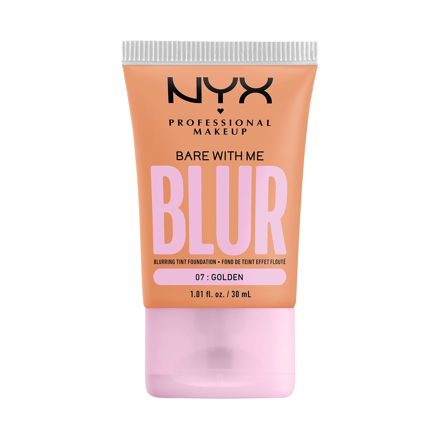 NYX PROFESSIONAL MAKEUP Bare With Me Blur Skin Tint Foundation Make Up with Matcha, Glycerin & Niacinamide - Golden