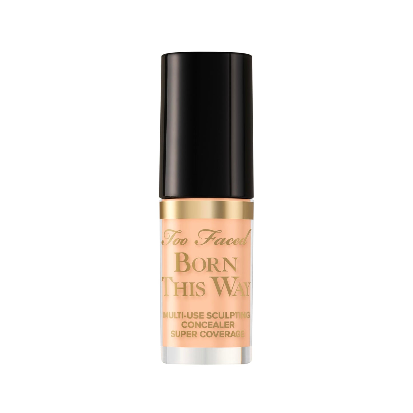 Too Faced Born This Way Super Coverage Multi-Use Concealer | Full Coverage, Oil Free, Long Lasting + Hydrating, 0.06 Fl Oz, Porcelain