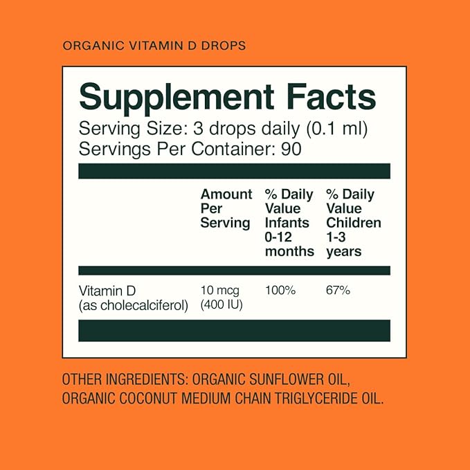 Bobbie Organic Baby Vitamin D and Probiotic Drops Bundle, Daily Liquid Supplements for Immune, Teeth, Bone and Digestive Health Support in Newborn Babies and Infants, Vegan, Infant-Friendly Formula