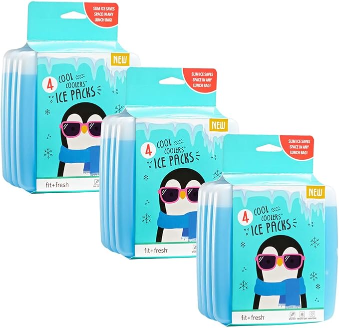 Cool Coolers by Fit & Fresh Slim Ice Packs