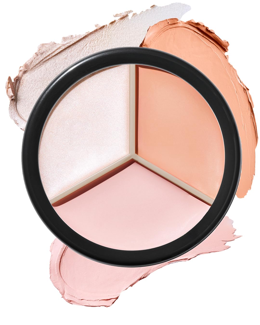 THESAEM Cover Perfection Triple Pot Concealer 05 Dark Up Beige - for Fair to Light Skin Tone - Dark Circle Corrector, Brightener, Shimmer Highlighter - Radiant Glow Skin for Flawless Finish