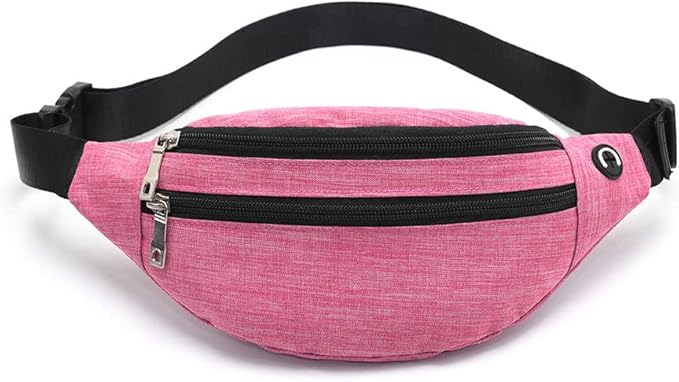 Fanny Pack for Men & Women - Waterproof Waist Bag Pack with Adjustable Strap for Travel Sports Running.