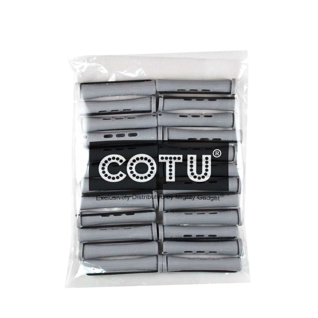 36 pc of COTU (R) Hair Perm Rods - Gray Color