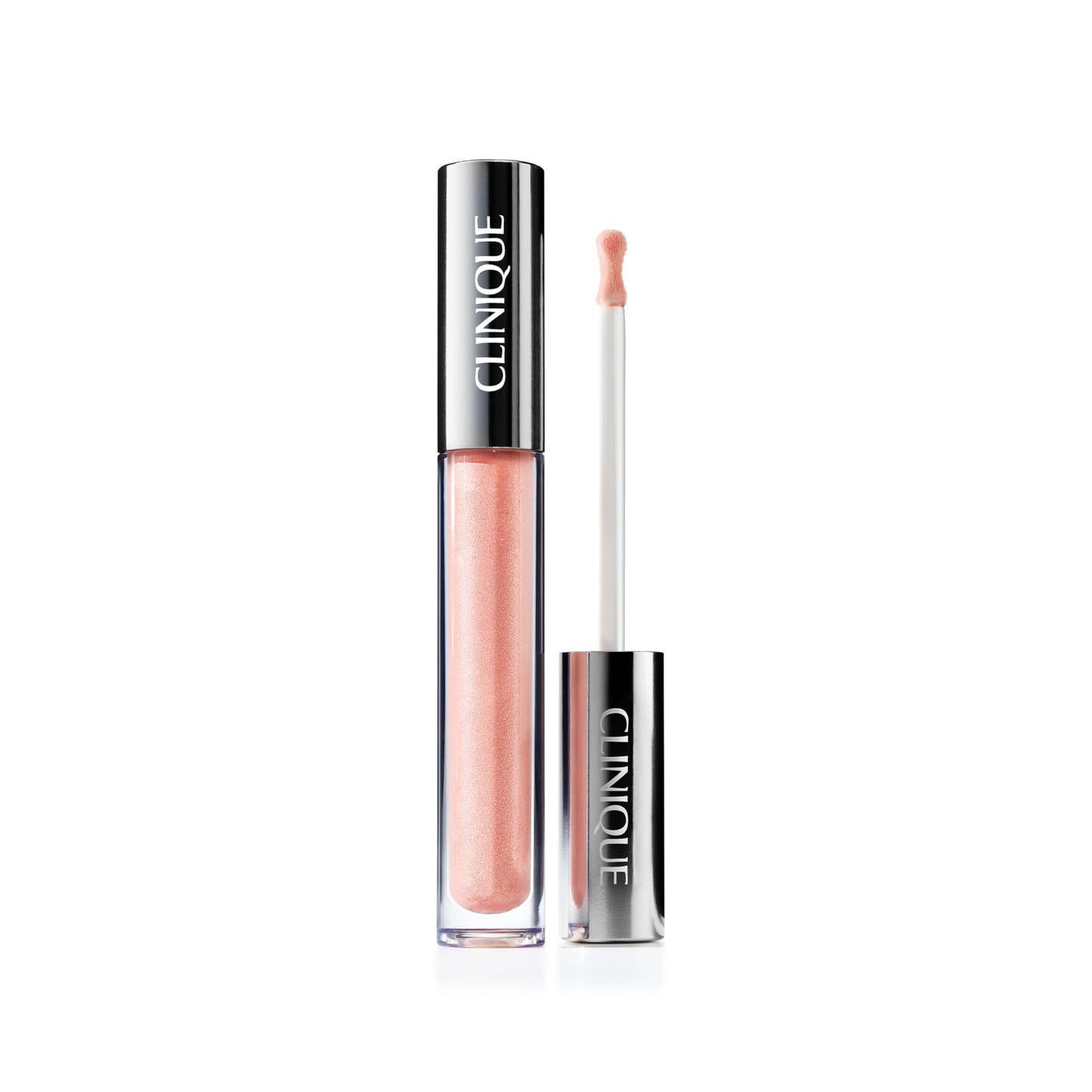 Clinique Pop Plush Creamy Lip Gloss With Hyaluronic Acid + Blend of Aloe Butter, Avocado Butter + Shea Butter | Hydrating + High Shine, Airkiss Pop, 0.11 Fl Oz