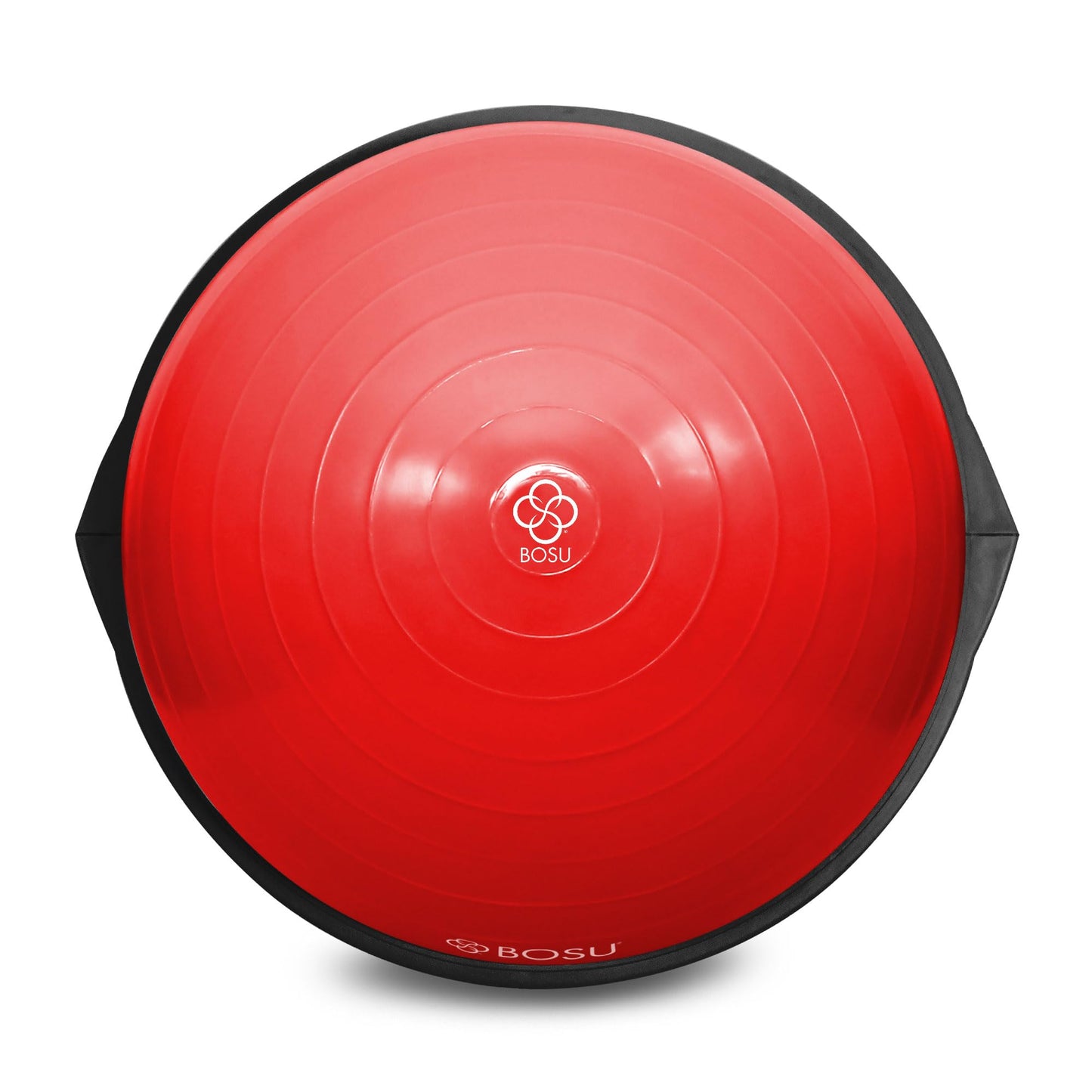 BOSU 26 Inch Pro Balance Trainer Ball Exercise Fitness Gym Equipment for Yoga, Sports, Personal Trainer, and Physical Therapy, Red, Black
