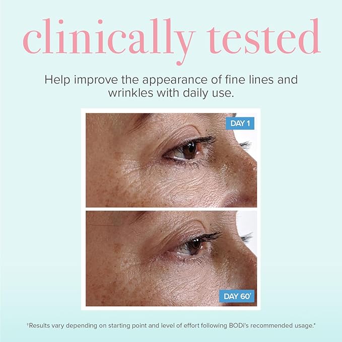 BODi Bioactive Collagen Peptides Powder, Collagen Type I & III for Skin, Hair and Nail Health, Gluten-Free Supplement for Women - Hydrolyzed Collagen, Unflavored, 2.47 oz, 28 Servings