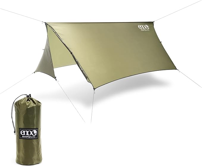 ENO - Eagles Nest Outfitters HouseFly Rain Tarp, Ultralight Camping Tarp
