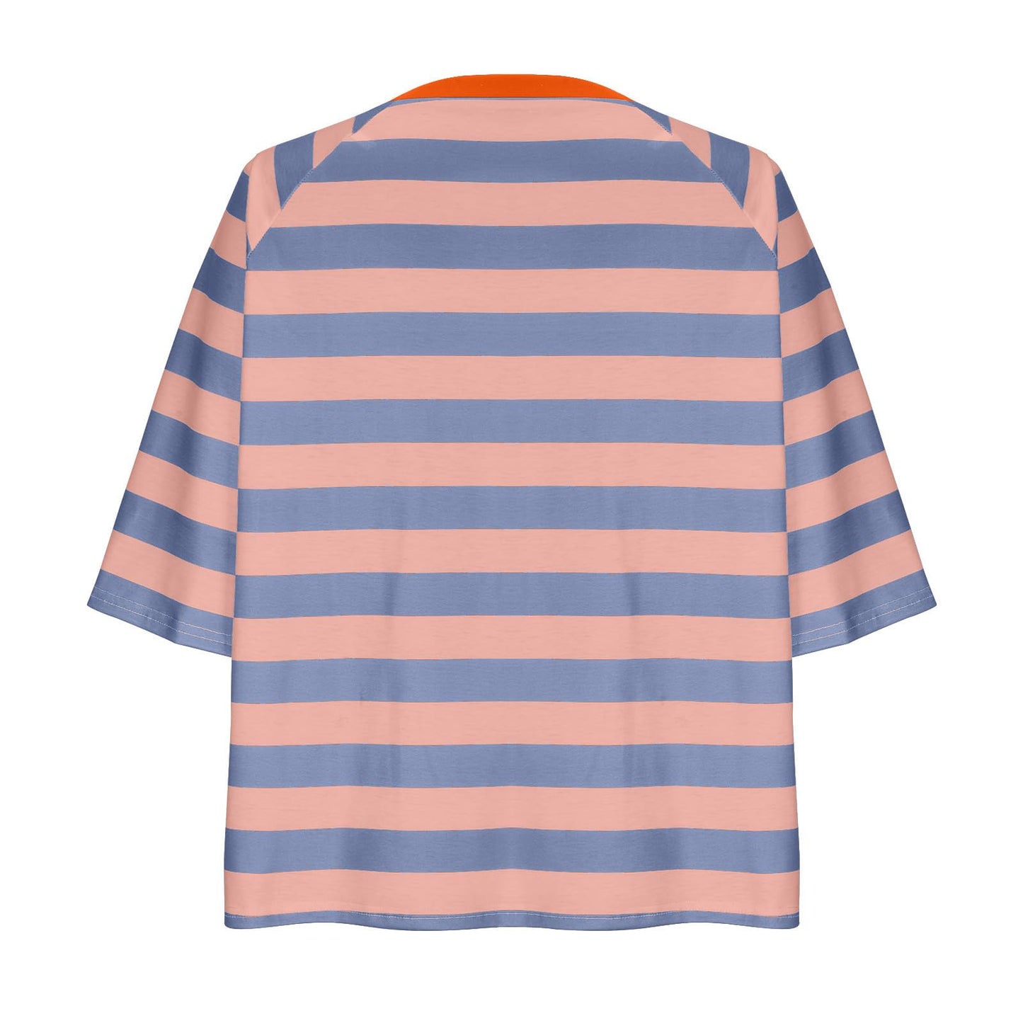 Blue Stripe Blouse Women 3/4 Sleeve Blouses for Women Crewneck Tops for Women Summer Tops for Women 2024 Cute Tops Prime of Day 2024 Special Deals Teacher Prime of Day of Day