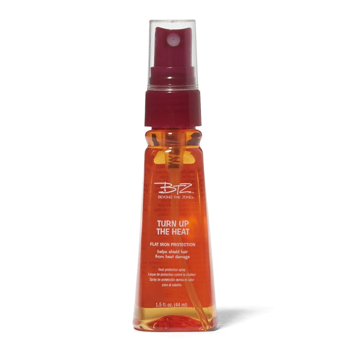 Beyond The Zone Turn Up The Heat Protection Mini Spray, Sulfate, Paraben And Gluten Free, Humidity Resistant, 1.5 Oz