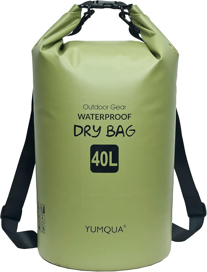 Waterproof Dry Bag Backpack 5L/10L/20L/30L/40L, Roll Top Floating Waterproof Storage Bags for Kayaking, Boating, Swimming, Hiking, Camping and Fishing