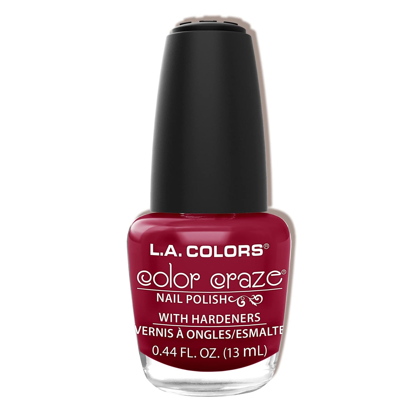 L.A. COLORS Color Craze Nail Polish, Hot Blooded CNP406