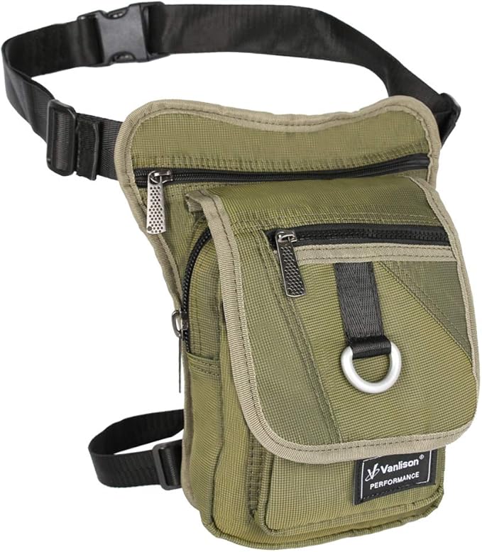 Waterproof Airsoft Tactical Drop Leg Pouch Bag Panel Motorcycle Bag