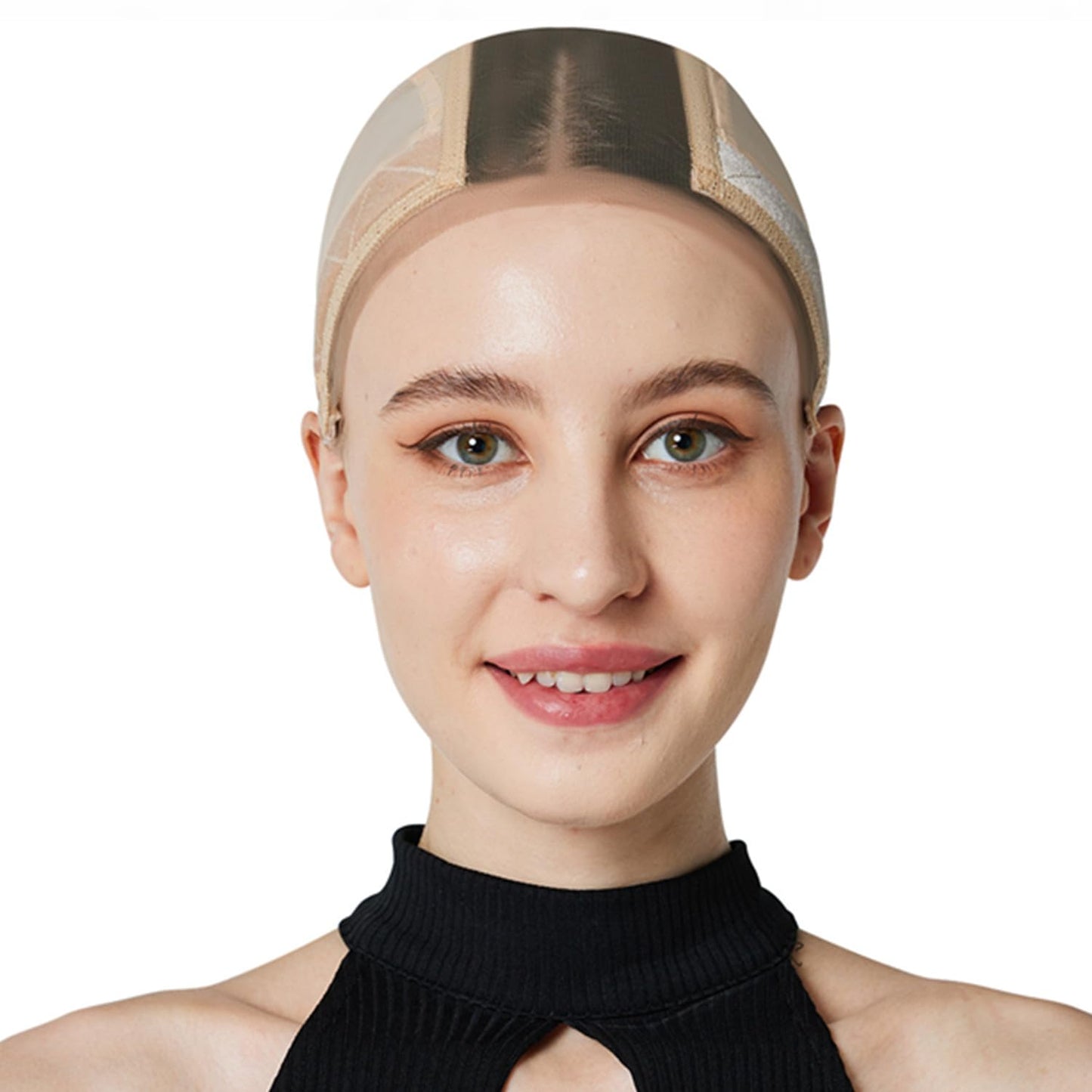 Xiushumyi Lace Wig Cap for Women,Adjustable Wig Grip Cap with Velvet Band for Keeping Wigs In Place,Non Slip Caps Make Your Wigs Be Glueless(Nude)