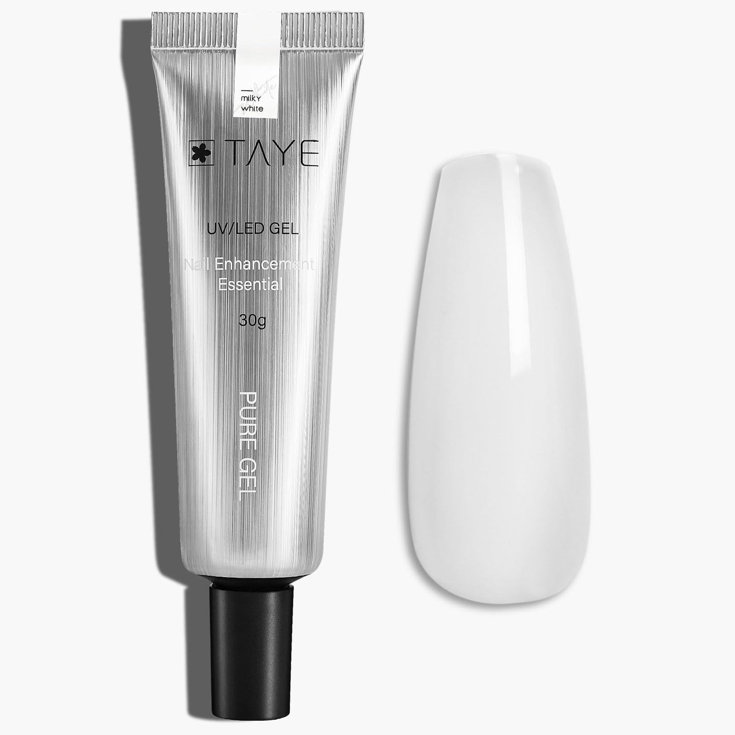TAYE Poly Extension Gel for White Nail Art Design - Salon Strengthener and DIY at Home