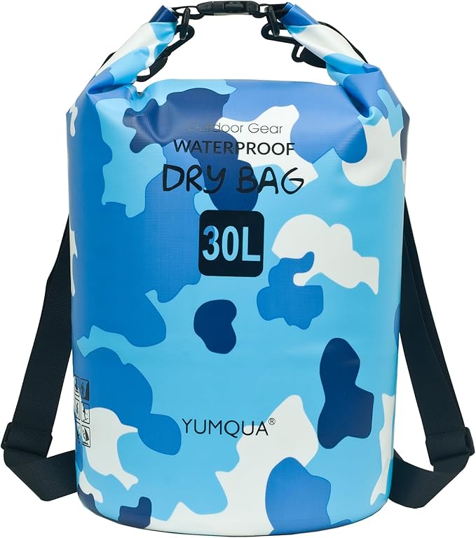 Waterproof Dry Bag Backpack 5L/10L/20L/30L/40L, Roll Top Floating Waterproof Storage Bags for Kayaking, Boating, Swimming, Hiking, Camping and Fishing