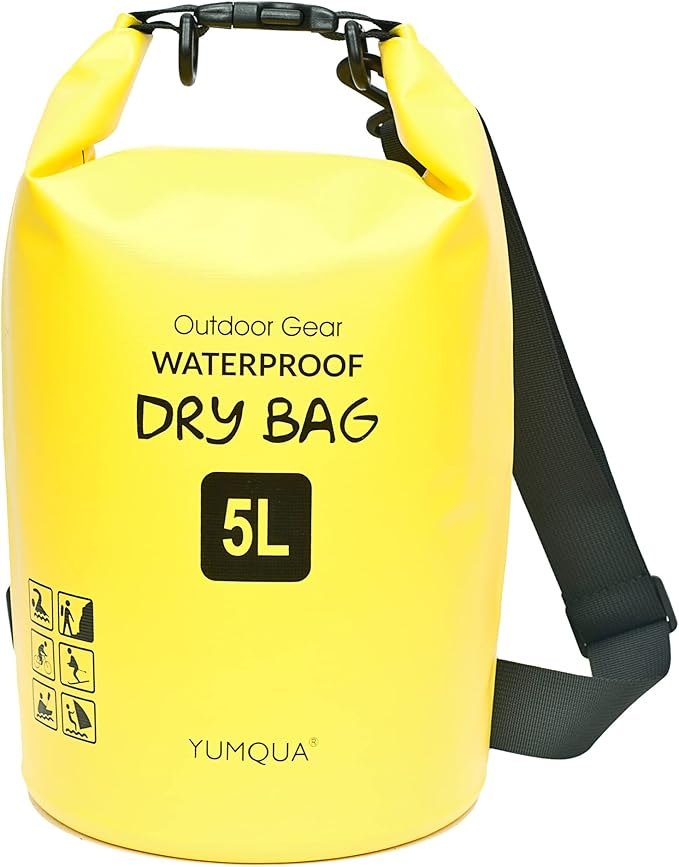 Waterproof Dry Bag Backpack 5L/10L/20L/30L/40L, Roll Top Floating Waterproof Storage Bags for Kayaking, Boating, Swimming, Hiking, Camping and Fishing