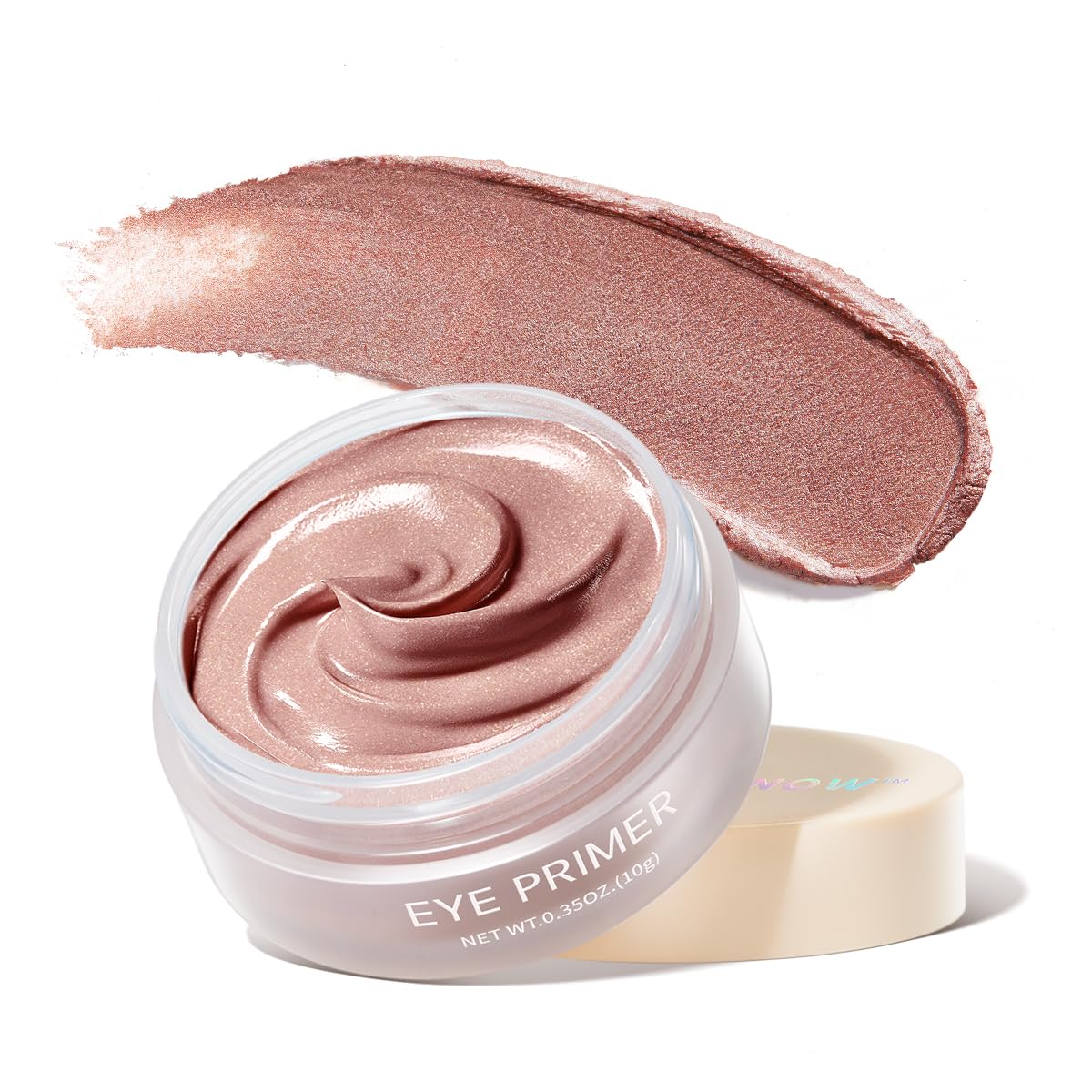 imakeupnow Eyeshadow Primer Base Long-Lasting Cream Eye Makeup Primer Shimmer, Waterproof Eye Base for Vibrant, Eyeshadow Concealer For Dry Skin Type, 0.35oz/count