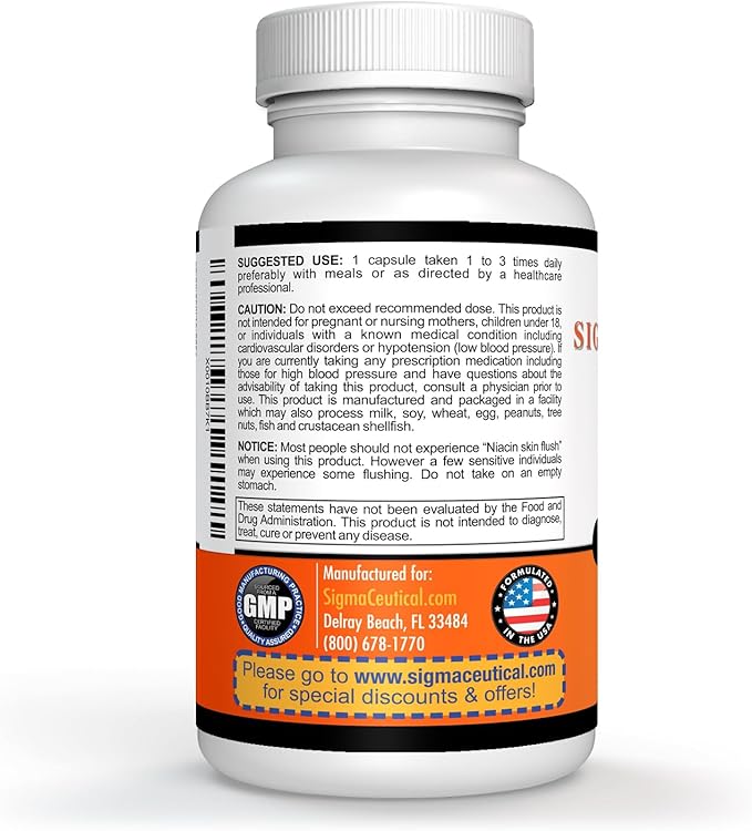 Hawthorn Extract Supplement, Olive Leaf Supplement, Garlic Extract Supplement & Hibiscus Supplement - 90 Capsules