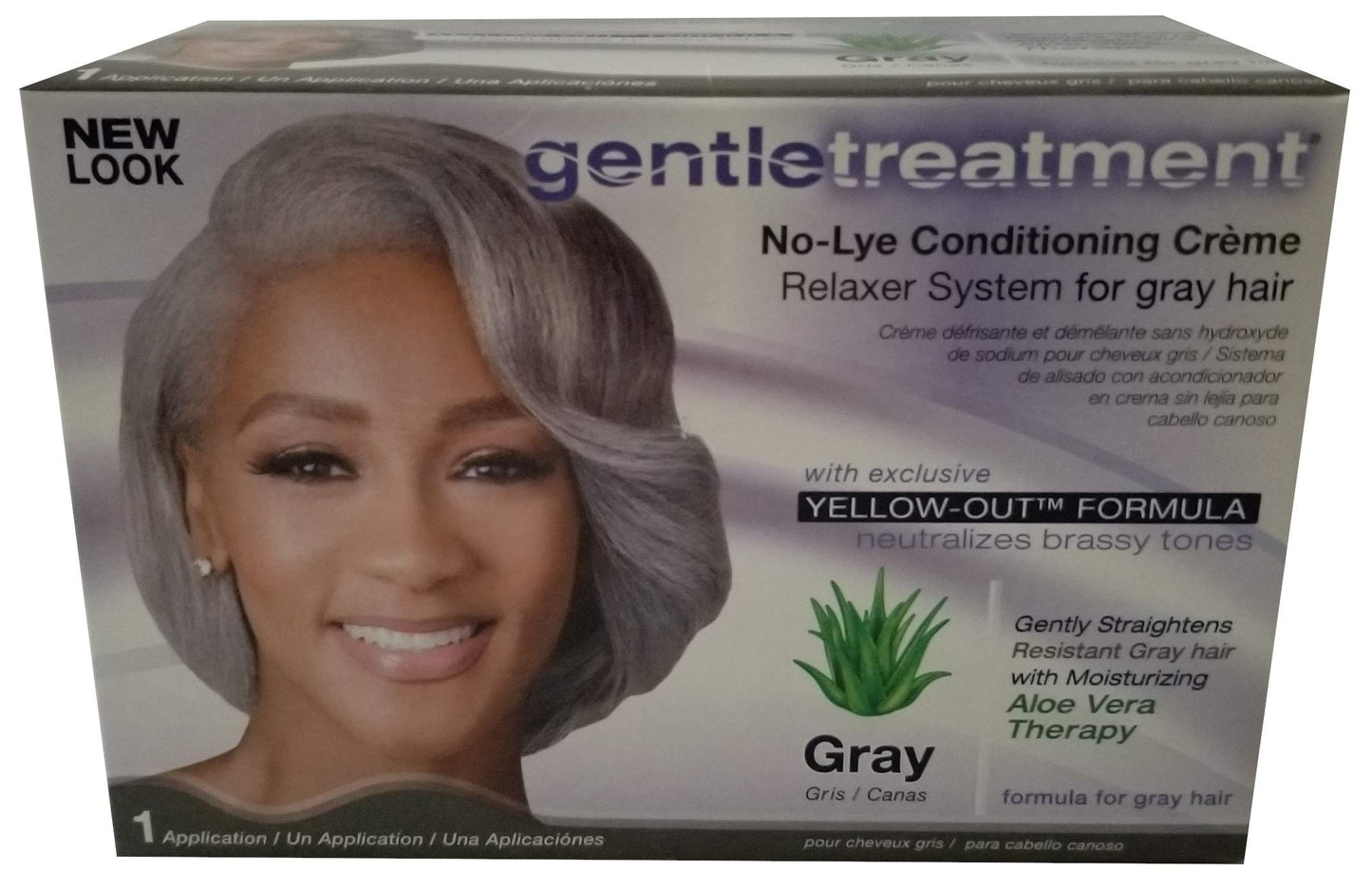 3 set- Gentle Treatment Relaxer for Grey No-lye Kit, 1count