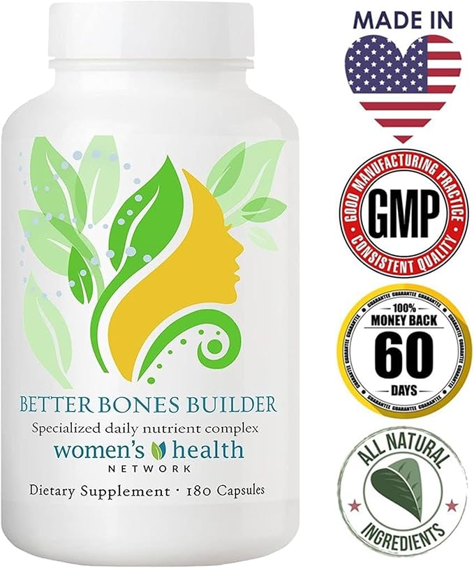 Better Bones Builder - Intensive 32-Ingredient Formula for Women - Build Strong Bones for Life - 30 Day Supply