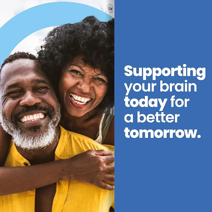 Brain Wellness, Targeted Nutrition for Cognitive Support, Improves Memory, Focus & Concentration, L-Methylfolate, NAC, B12, Neurologist Recommended (60 Count)