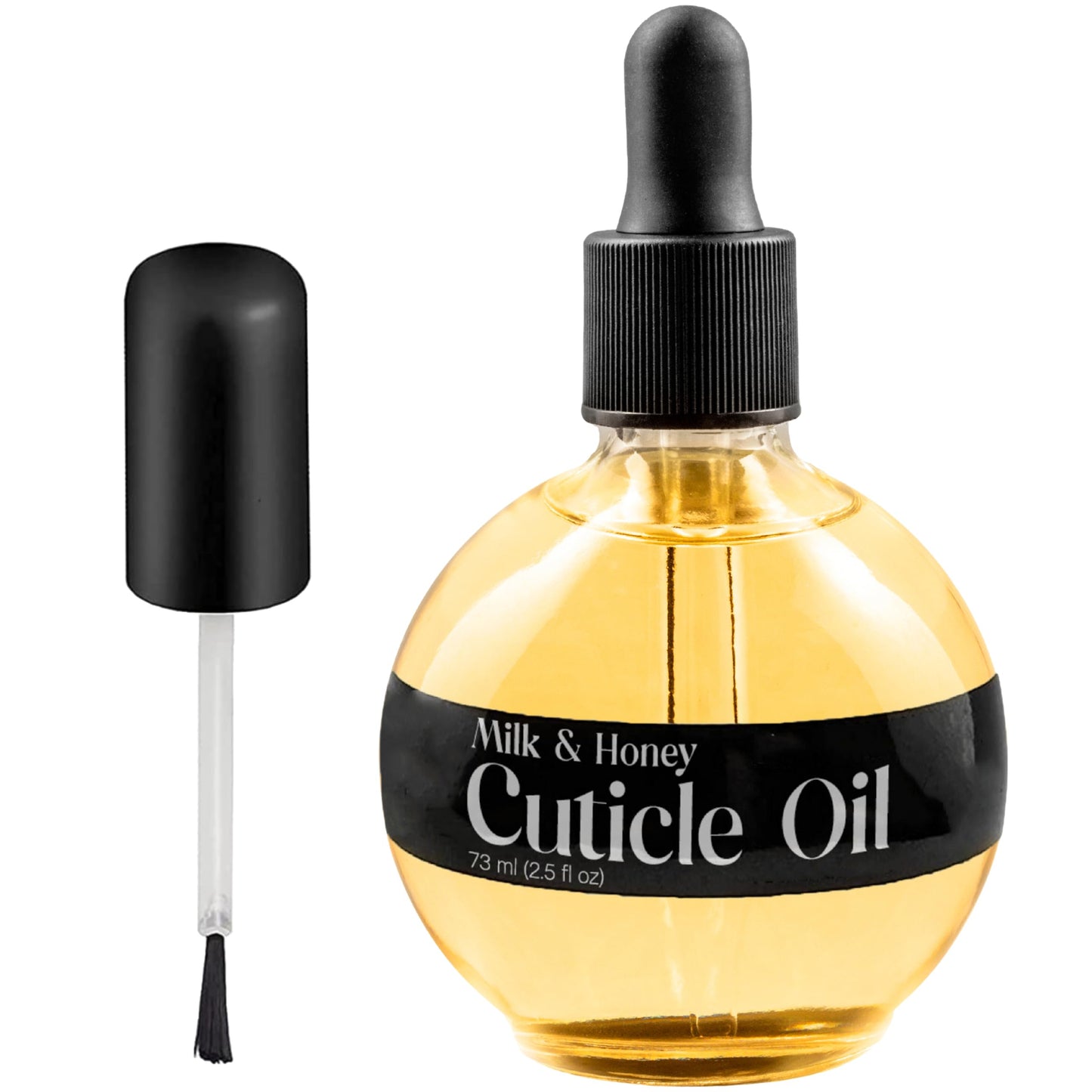 C Care Cuticle Oil For Nails - Milk And Honey Nail Oil - Repairs Moisturizes And Strengthens Nails And Cuticles Overnight - Drop