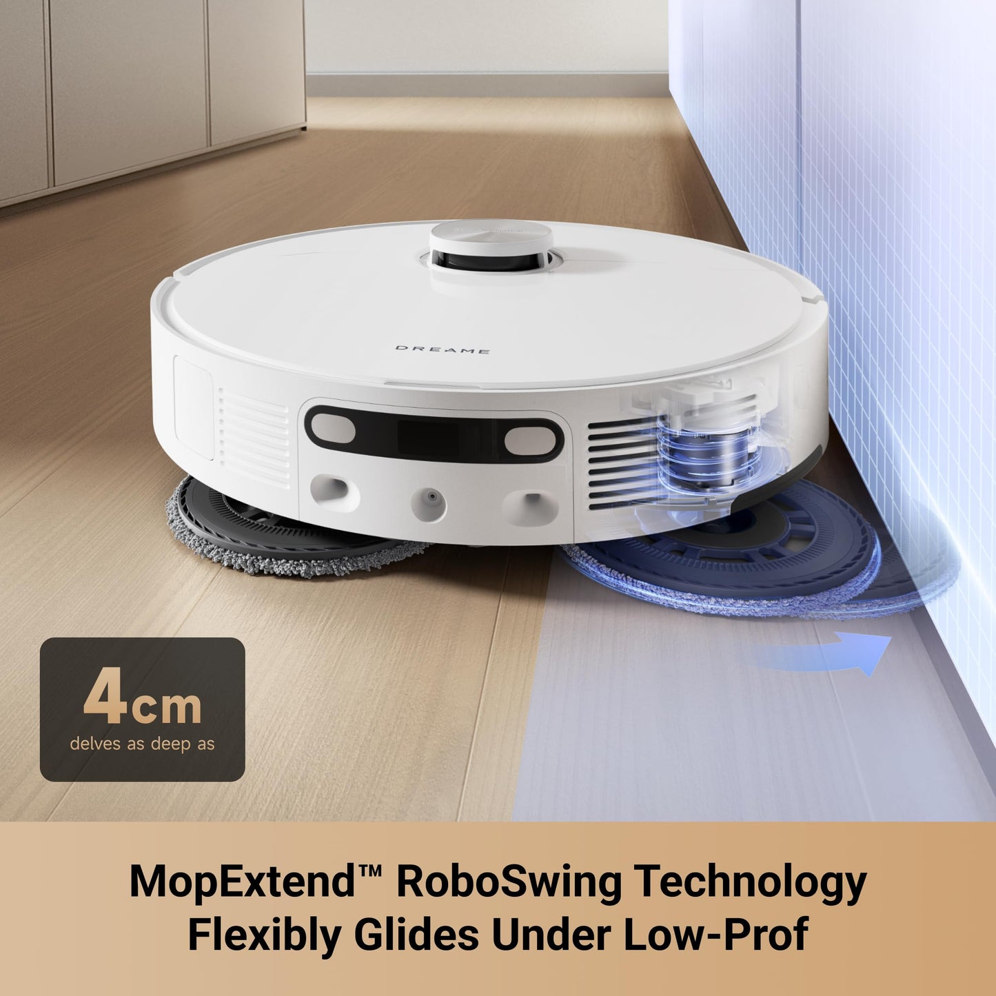 DREAME L10s Ultra Gen 2 Robot Vacuum and Mop, 10,000Pa Suction, MopExtend Technology, All-in-One Base Station, Pet-Friendly, Versatile Carpet Cleaning, DuoScrub Mopping System, Smart Pathfinder Tech
