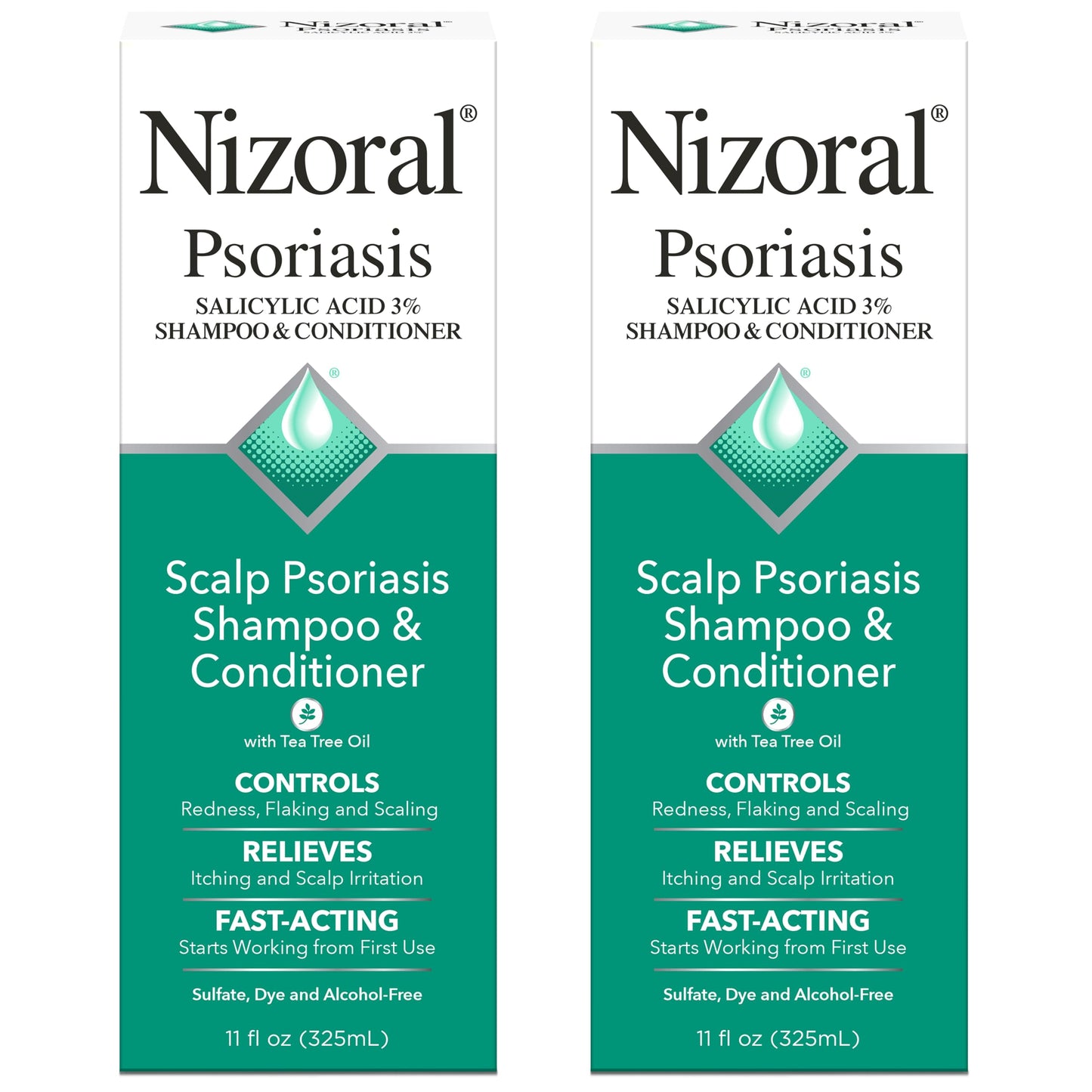 Nizoral Psoriasis Shampoo & Conditioner Twinpack, 2 Count