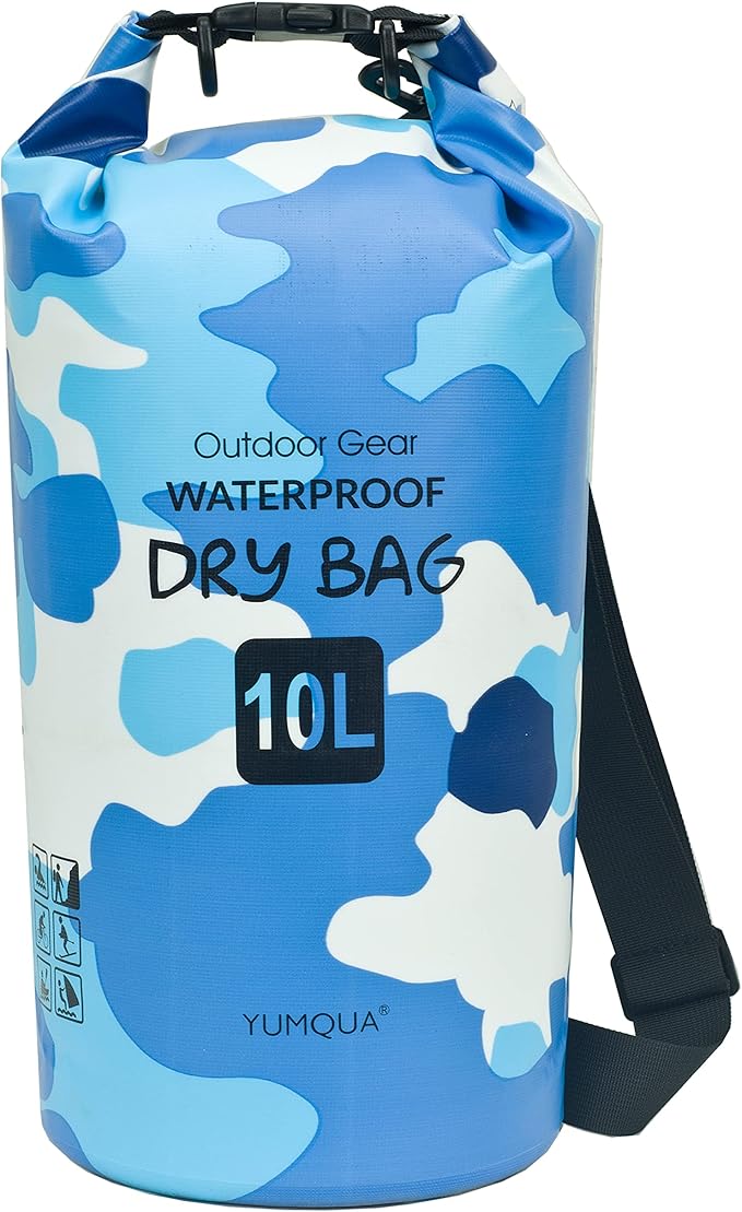 Waterproof Dry Bag Backpack 5L/10L/20L/30L/40L, Roll Top Floating Waterproof Storage Bags for Kayaking, Boating, Swimming, Hiking, Camping and Fishing
