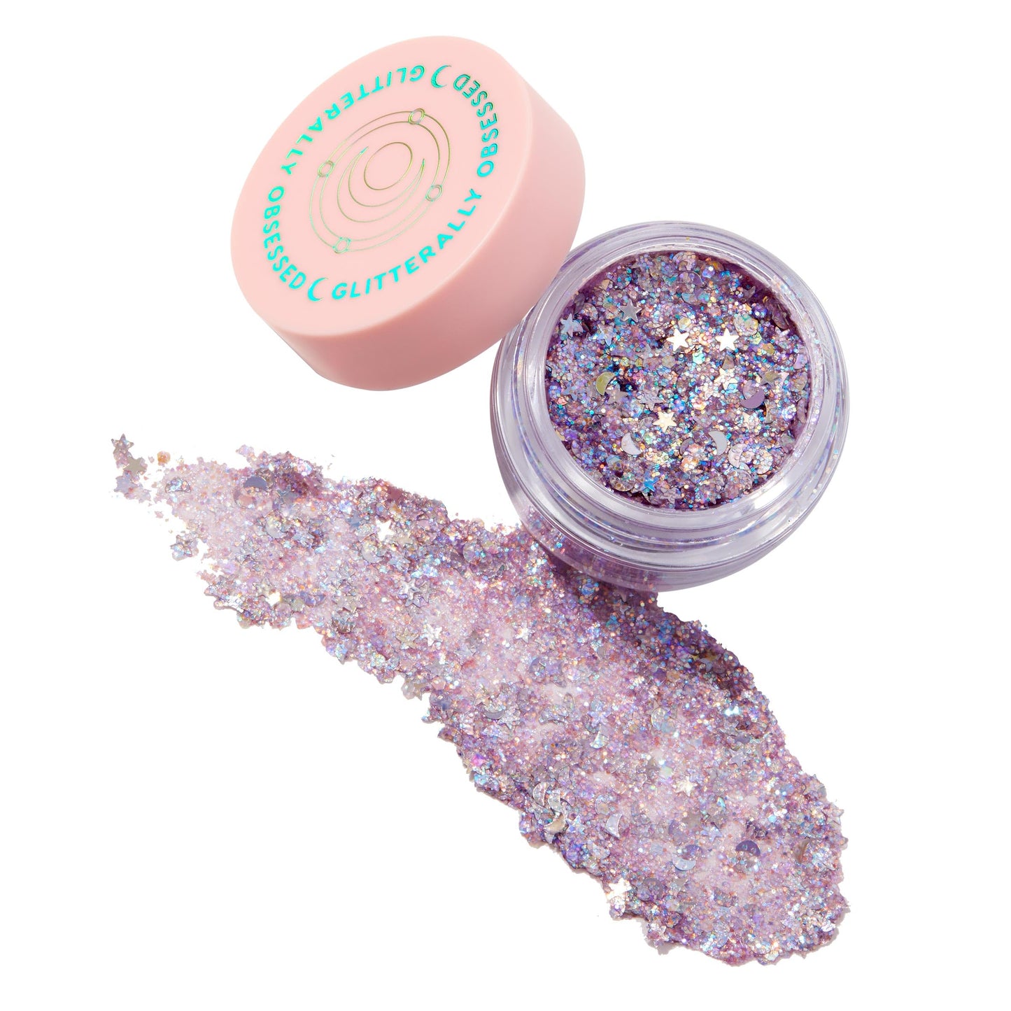 ColourPop x Sailor Moon Glitterally Obsessed Body Glitter Gel - Multi-Colored Glitter Makeup Made with an Adhesive Gel Formula - Easy to Use & Mess Free - Moon Prism Power (0.53 oz)