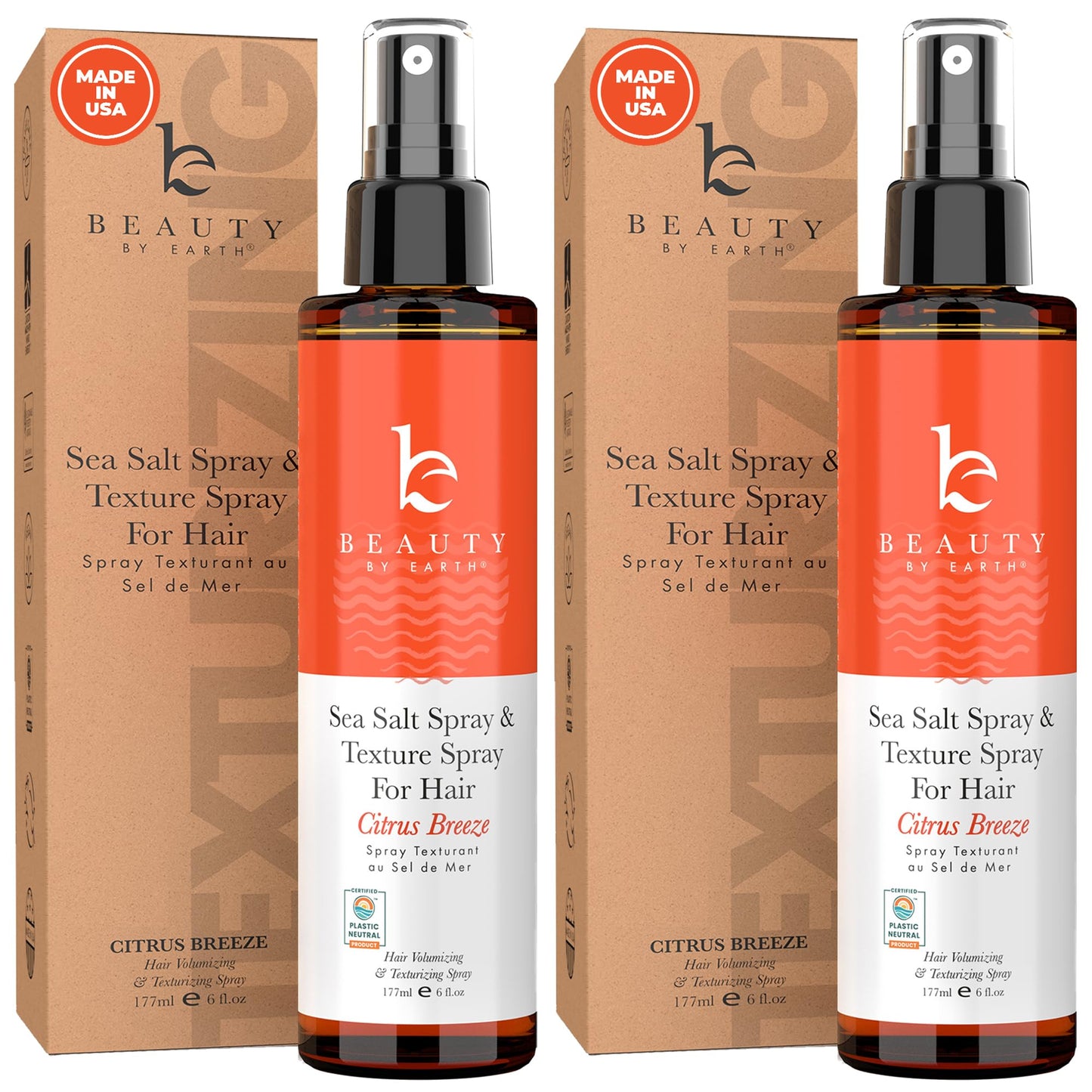 Sea Salt Spray for Hair - Texture Hair Spray for Men & Women, Seasalt Water for Beach Waves