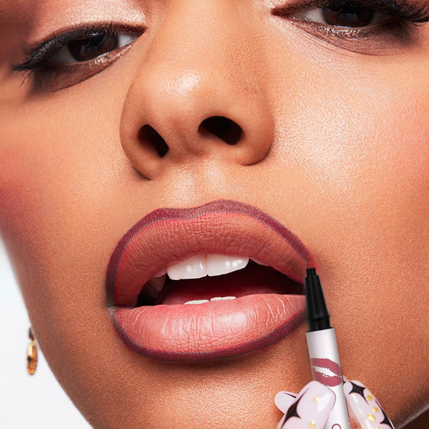 COOL STORY Matte Lip Liner Pencil - Waterproof, Non-Fading, Long-Lasting Plump Effect for Fuller Lips Makeup, Soft & Smooth Texture Easy Glide Lipstick 07#