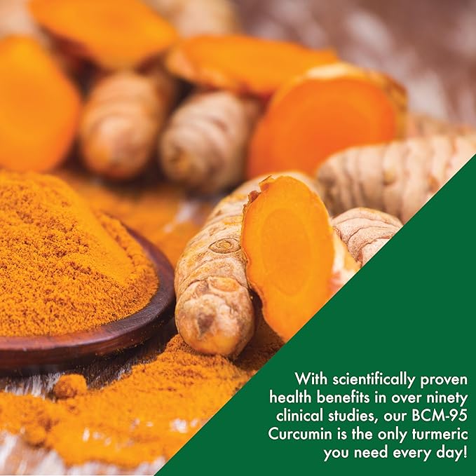 Health Thru Nutrition Curcumin 650mg BCM-95 Curcugreen | Turmeric Curcumin Complex | High Absorption | Healthy Inflammation Response | Clinically Studied | 3rd Party Tested | Non-GMO (Pack of 60)