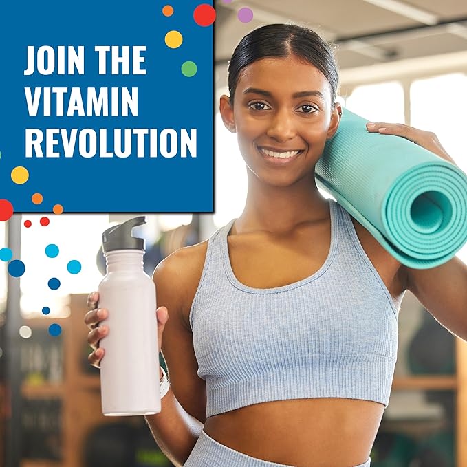 Ener-C Sugar Free Energy Passion Fruit Multivitamin Drink Mix Vitamin C 1000mg & Electrolytes - Natural Immunity Support with Real Fruit Juice Powders - Non-GMO Vegan & Gluten Free - 30 Count