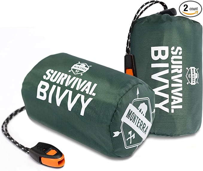 Emergency Survival Bivvy, Sleeping Bag, Hiking Essentials, Bivy Sack, Outdoor Gear and Equipment, Camping Accessories.