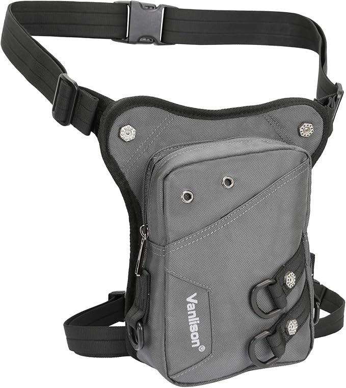 Waterproof Airsoft Tactical Drop Leg Pouch Bag Panel Motorcycle Bag