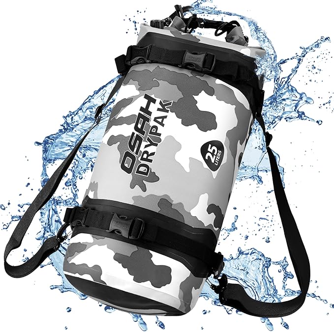 Waterproof Dry Bag - Motorcycle Luggage Tail Bag with Straps for Back Seat, Roll Top Lightweight Waterproof Backpack Sack for Travel, Swimming, Boating, Kayaking, Camping and Beach