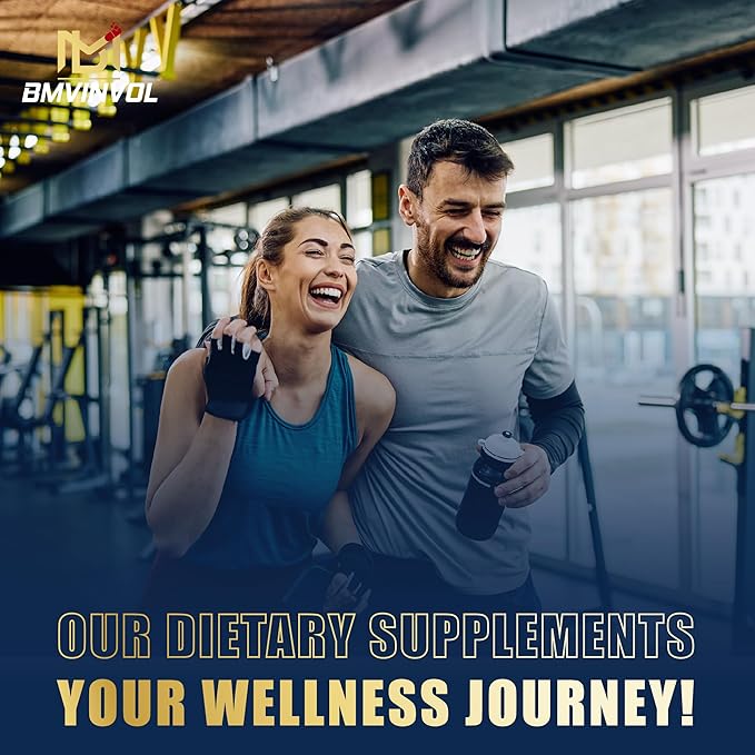 BMVINVOL Psyllium Husk Capsules Fiber Supplement with Fenugreek, Turmeric, Ginger, Black Pepper - Support Digestive System, Intestinal Health - 240 Count for 4 Month Supply