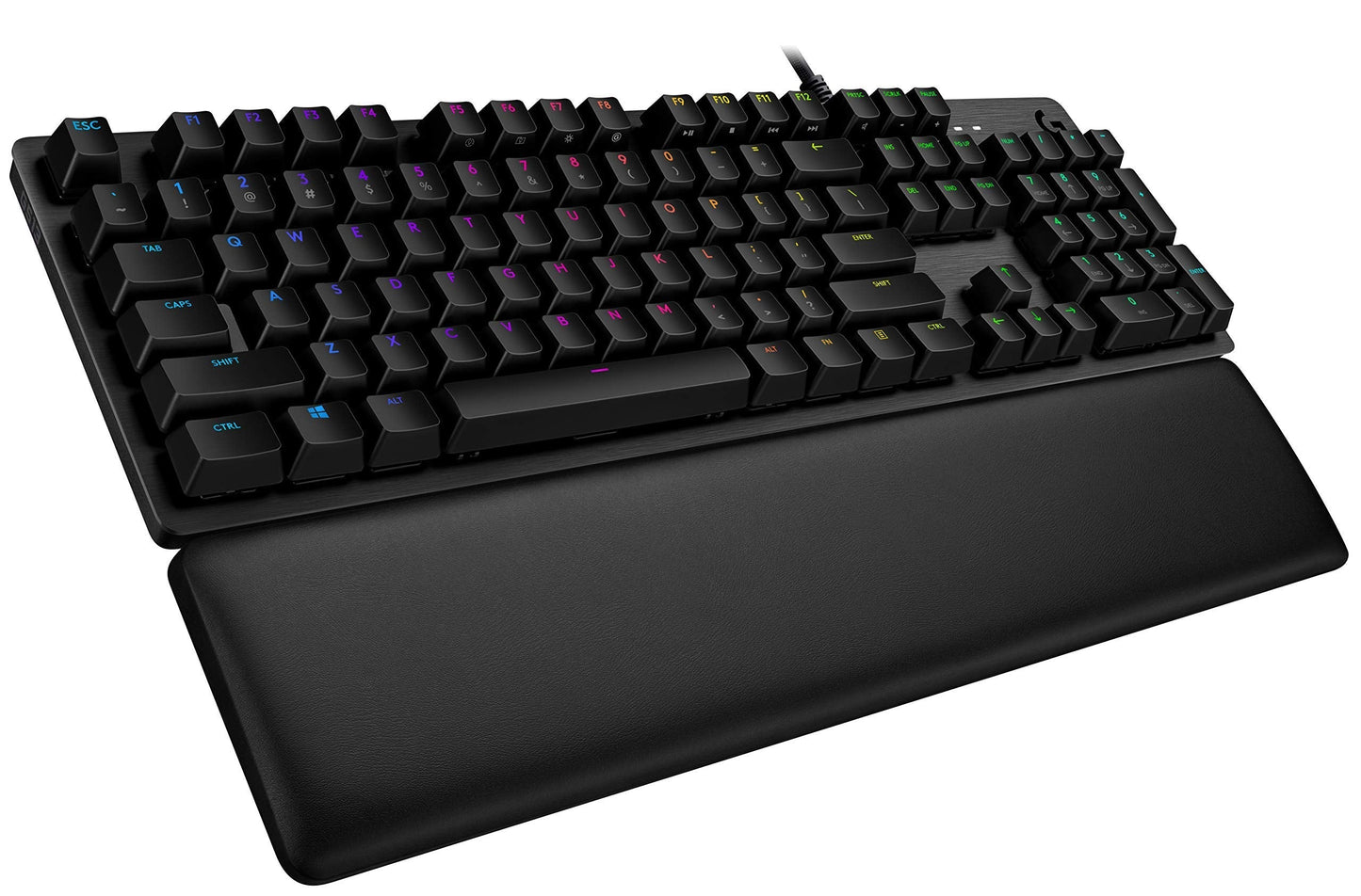 Logitech G513 Carbon LIGHTSYNC RGB Mechanical Gaming Keyboard with GX Blue Switches - Clicky (Renewed)
