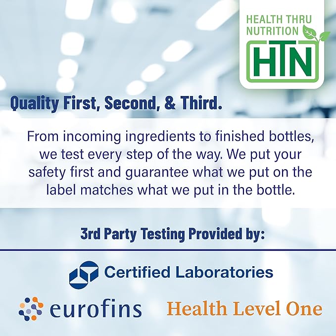 Health Thru Nutrition Advanced Cholesterol Complex | Heart Health Support & Lipid Metabolism with Phytosterols, Policosanol, Hydroxytyrosol, Chromium and More | Vegan, Non-GMO (Pack of 90)